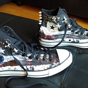 Converse Custom Mens 11 Punk Shoes